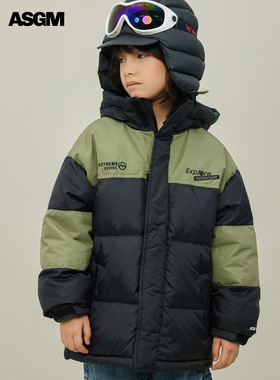 MQ正品120-160码男童羽绒服冬季新款部分换标ASGM随机发都正品
