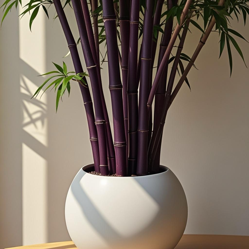 大型落地紫竹盆栽黑竹子苗墨竹乌竹老桩成品室内客厅观赏名贵盆景