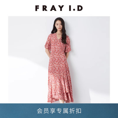 FRAYI.DV领碎花连衣裙