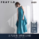 FRAY I.D秋冬优雅简约纯色褶皱无袖 棉连衣裙FWFO234011
