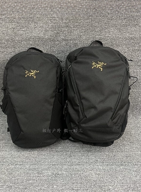 Arcteryx始祖鸟 Mantis16L 26L户外黑色大容量拉链双肩包背包书包