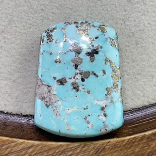 7号绿松石银斑牌子22.8mm