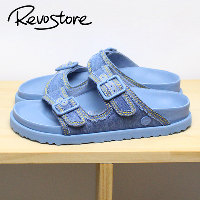 Birkenstock牛仔布男女拖鞋