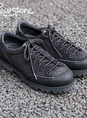 Paraboot Montana 复古低帮男鞋户外徒步防滑皮鞋系带休闲运动鞋