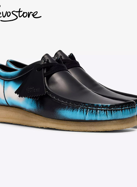 Clarks Wallabee 皮质复古低帮男简约乐福鞋系带运动休闲袋鼠鞋