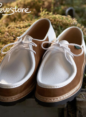 Paraboot Michael 法国制 复古低帮德比鞋男鞋防滑系带休闲皮鞋