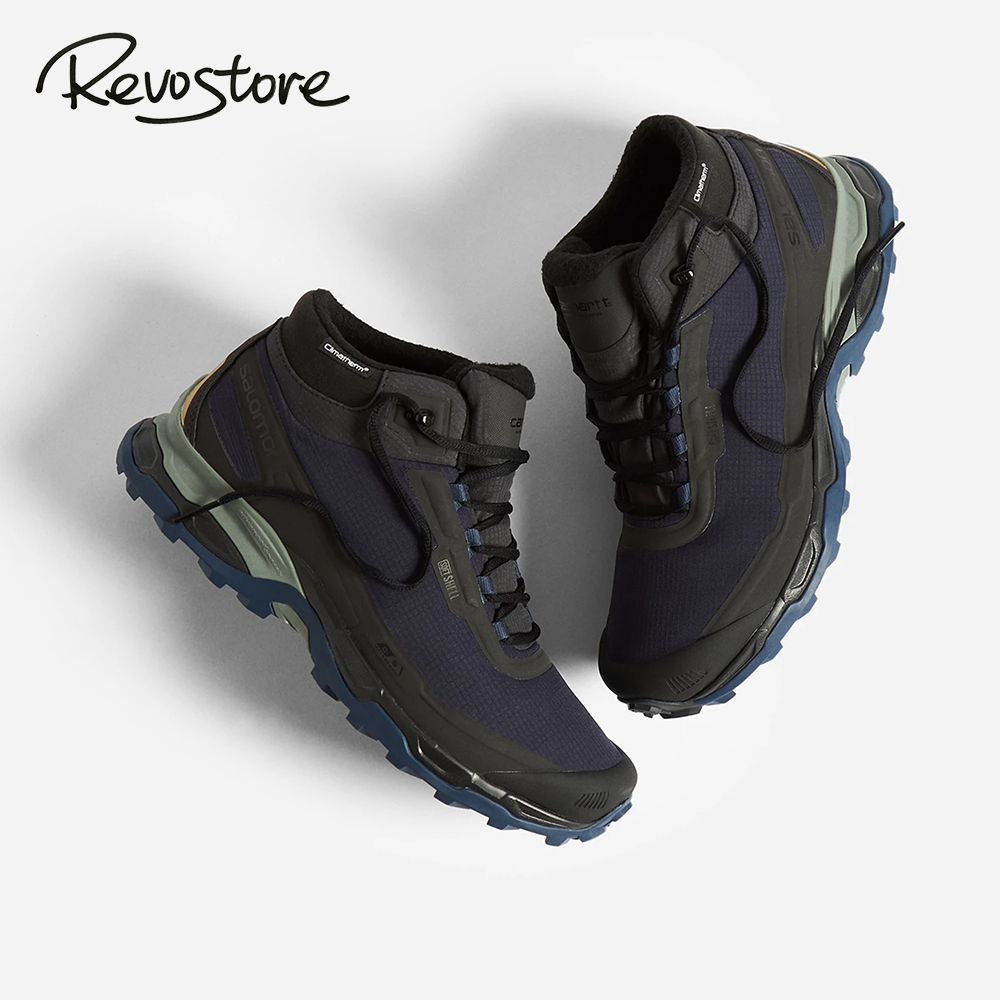Salomon高帮男户外登山跑步鞋