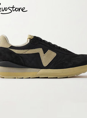 Visvim FKT Runner 24aw 牛皮 复古低帮男系带休闲运动鞋跑步鞋