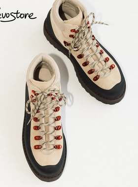 Diemme Roccia Vet Gomma 高帮男徒步登山鞋简约系带休闲运动鞋