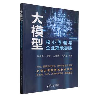 社9787302687948正版 大模型核心原理与企业落地实践林学森 代声馨清华大学出版 王劲涛 书籍 吴锋