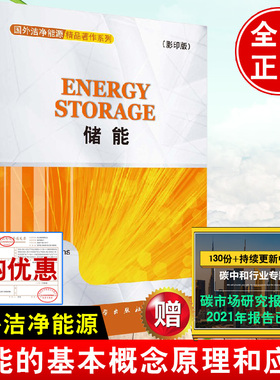 正版书籍 储能（影印版） Robert A. Huggins 国外洁净能源低碳能源革命转型案例节能减排技术碳达峰碳中和企业碳减排科学出版社