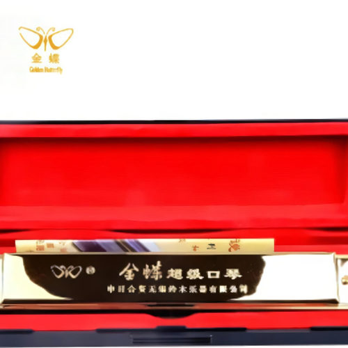 专业高级口琴成人 提供免费刻字练习铃木金蝶超级24孔复音 珍藏版