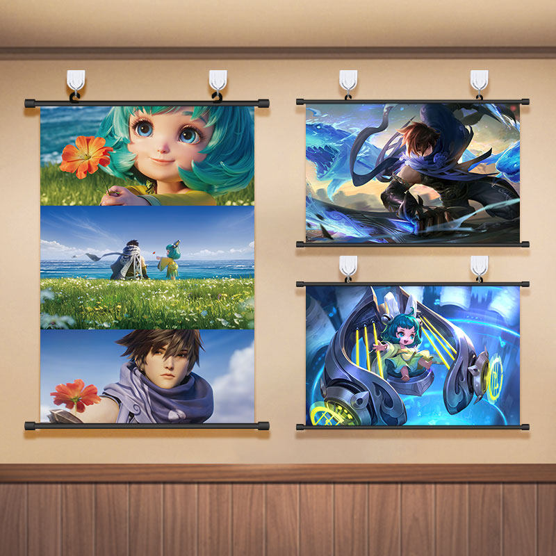 王者荣耀蔡文姬澜挂画海报壁纸寝室客厅卧室超大装饰画壁画贴纸