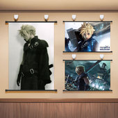 最终幻想克劳德挂画游戏海报FinalFantasy圣子降临装 饰画壁画挂画