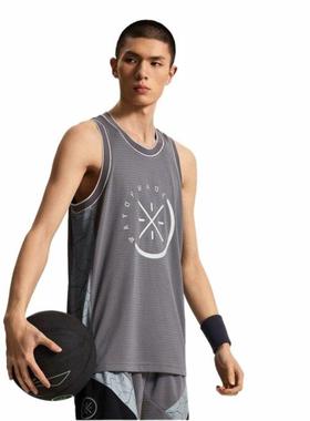 李宁2024SS韦德系列篮球比赛排湿字母印花速干无袖背心AAYU063