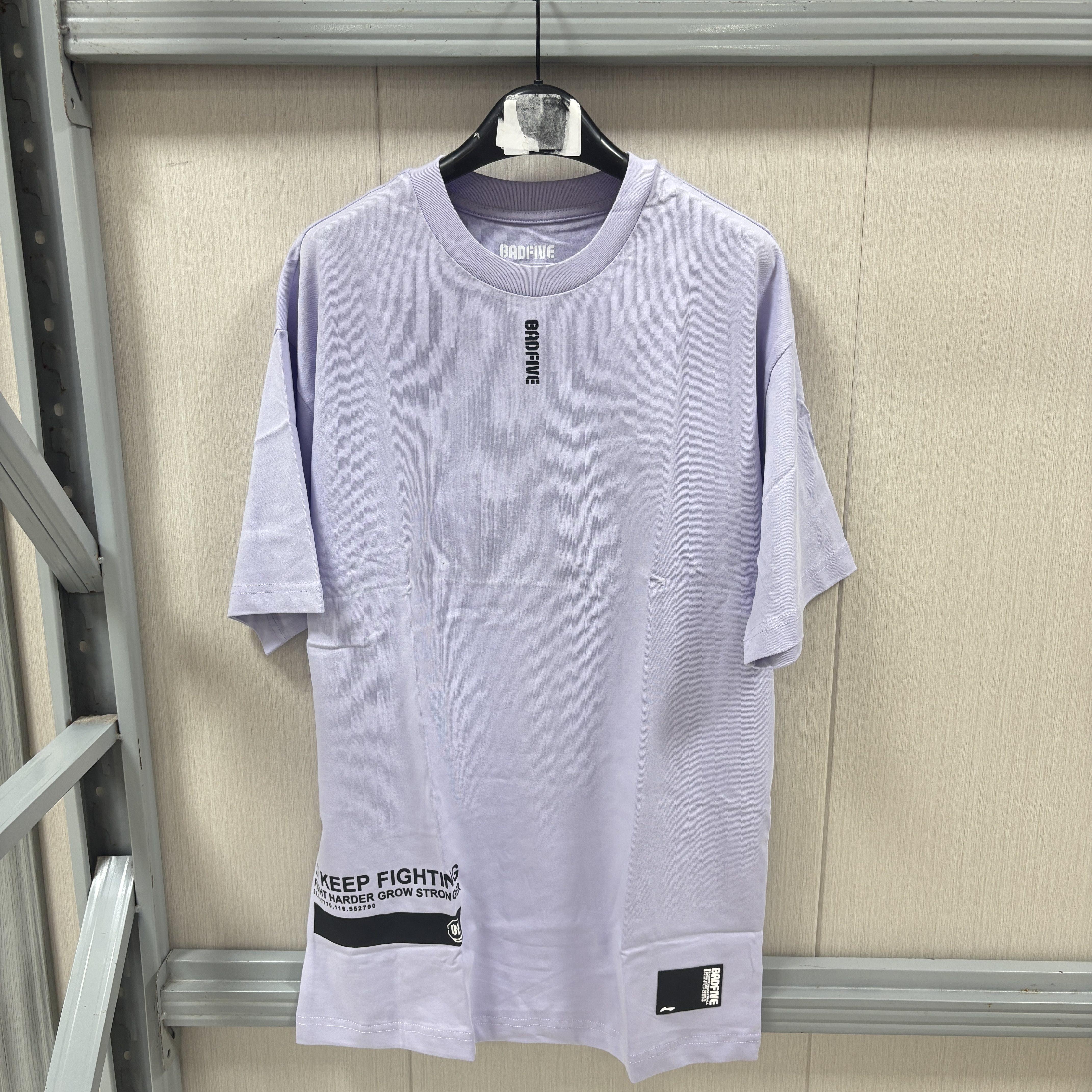 《购买前看详情B品》李宁短袖夏季女子款休闲时尚百搭T恤AHSP074