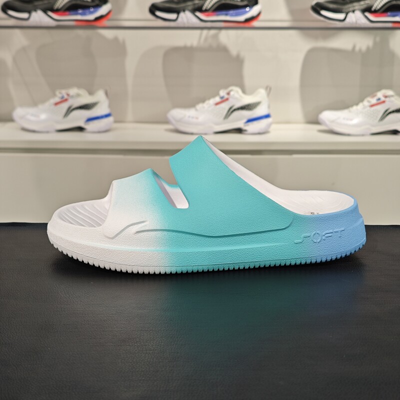 李宁拖鞋2024夏季新品SOFT CLAP男女同款潮流运动拖鞋AGAU005