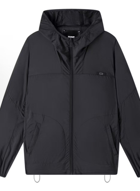 李宁LNG系列春季运动风衣纯色简约宽松外套男款SDCB004