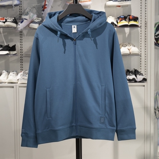 李宁男子外套2023新款中国色系列保暖宽松开衫连帽卫衣AWDT967