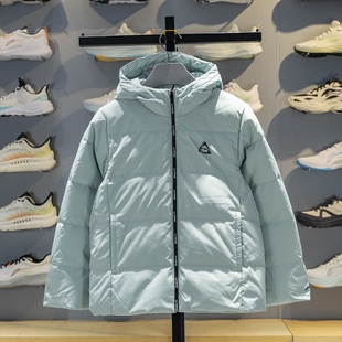 李宁儿童短款羽绒服2025冬季男小大童85%鸭绒保暖连帽外套YYMV021