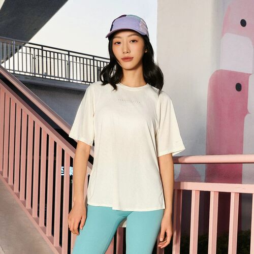 李宁2025新款健身系列女子凉感速干针织圆领运动短袖T恤ATSV278