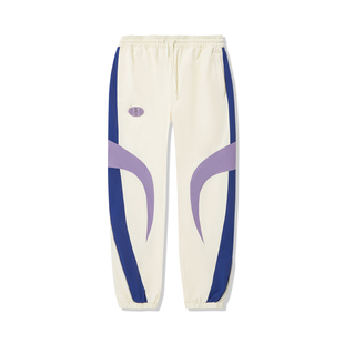 李宁新款 休闲潮流百搭时尚 宽松舒适束脚运动长裤 AYKU147 男子春季