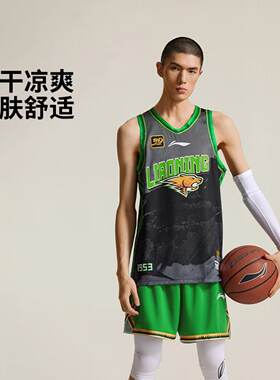 李宁男夏季CBA无袖背心