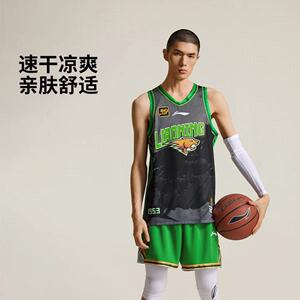 李宁男夏季CBA无袖背心