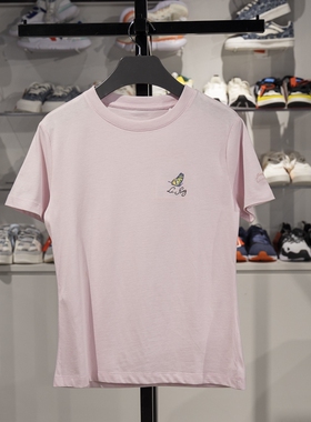 李宁短袖T恤2023夏季新款女子运动潮流系列纯棉透气文化衫AHST228