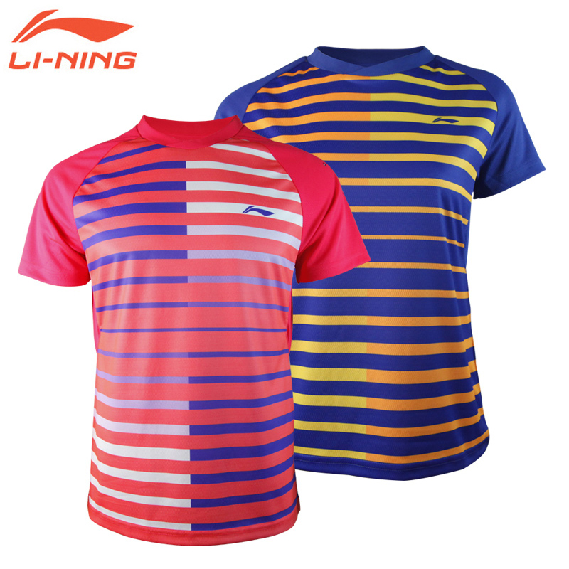 《购买前看详情B品》李宁上衣羽毛球服男款舒适速干运动上衣AAYL1