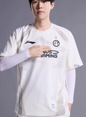 李宁LPL英雄联盟2025赛季战队队服男女同款夜光短袖T恤ATSU643