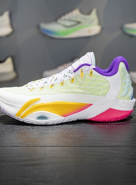 李宁空袭12 篮球鞋男子2025冬季新款减震回弹专业比赛鞋ABAV067