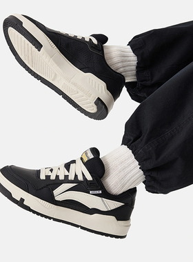 李宁COMMON 80s低帮休闲鞋男2025春季舒适软弹经典运动鞋AGCU157