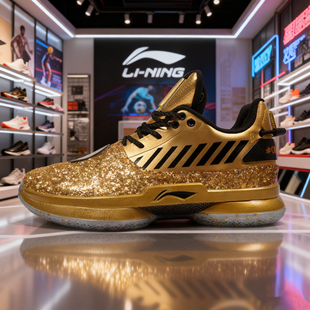 防滑耐磨ABAN079 专业实战低帮运动鞋 李宁WOW7男款 韦德系列篮球鞋