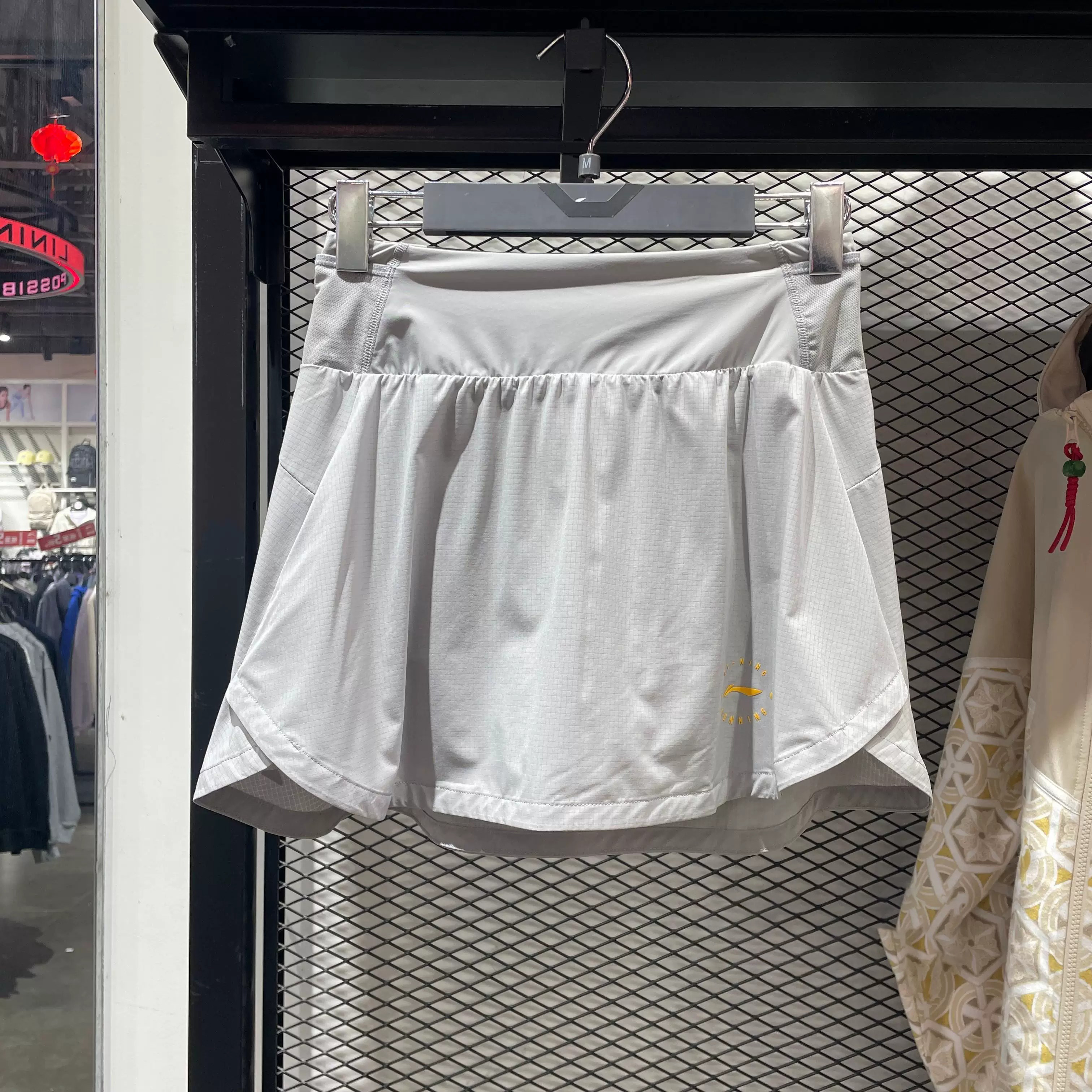 李宁2025夏季新品女子专业跑步系列潮流百搭运动休闲短裙ASKV022