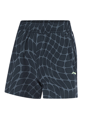 李宁跑步短裤女子23夏健身运动训练透气速干凉爽反光短裤AKST474