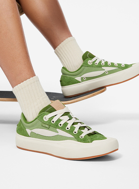 李宁惟吾S70滑板鞋男子2024新款复古舒适透气百搭休闲板鞋AEPU019