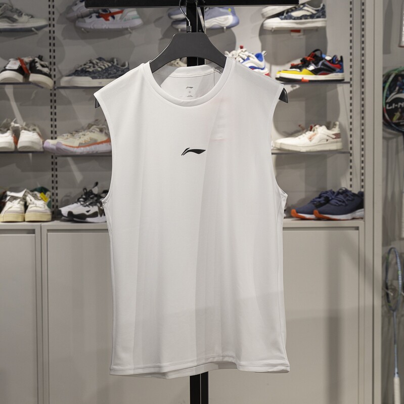 李宁背心男士2025夏季新款速干透气跑步健身运动无袖坎肩YVSV027