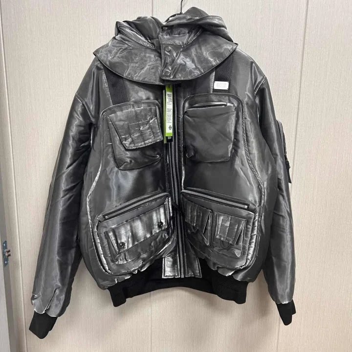 李宁冬季短棉服男装LNG机能主题系列休闲保暖宽松棉服上衣FJAD003