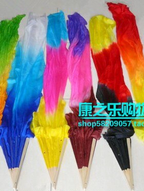 专业真丝舞蹈道具扇火苗演出