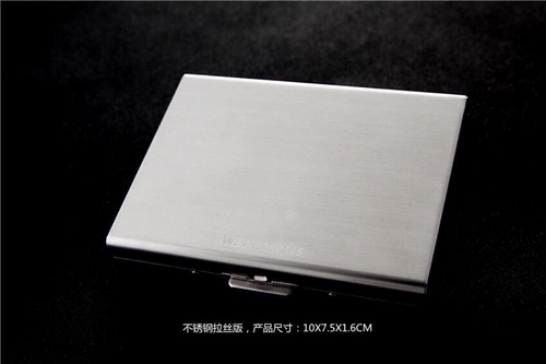 Универсальный картхолдер из нержавеющей стали для водительских прав, кошелек подходит для мужчин и женщин, анти-кража