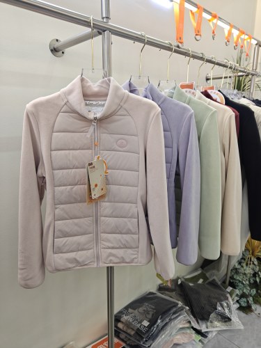 桔也外套秋冬女士棉服云感气绒立领羊毛修身显瘦内穿保暖上衣8801