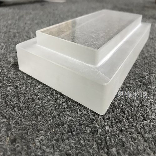 高温台阶视镜玻璃、矿用防爆视镜、灯具台阶玻璃加工定制