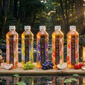 香港711同款 北川半兵卫巨峰葡萄白桃番石榴乌龙茶多口味网红饮料