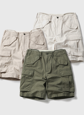 实年服工SK150夏季质感M51工装多袋休闲短裤宽松纯棉五分裤子男潮