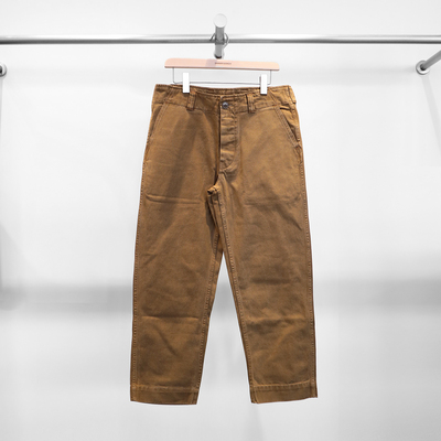 实年服工&CPW联名款工作室单件手作质感复古工装长裤休闲裤子男