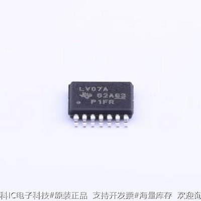 SN74LV07APWR 缓冲器/驱动器/收发器 SN74LV07APWR TSSOP-14原装