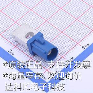 XK08WMC RF射频同轴连接器 FAKRA连接器,公头沉板式,蓝色 代原装