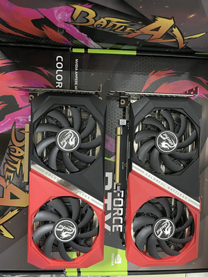 七彩虹RTX  3060 Ti 8G 战斧，二手拆机， 充新质保两年。