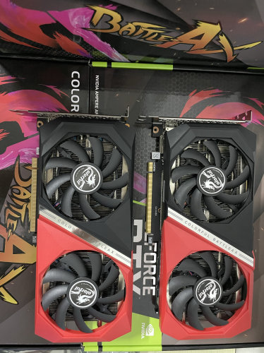 七彩虹RTX  3060 Ti 8G 战斧，二手拆机， 充新质保两年。